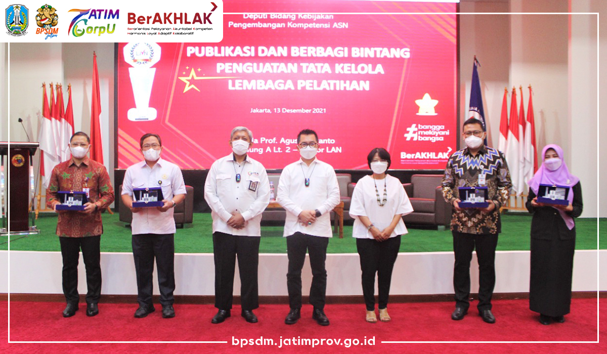 BPSDM Jatim Paparkan Strategi Jitu Raih Akreditasi LAN untuk Lembaga Pelatihan Pemerintah Terakreditasi Bintang I, BPSDM Jatim Catatkan Skor Tertinggi se Indonesia