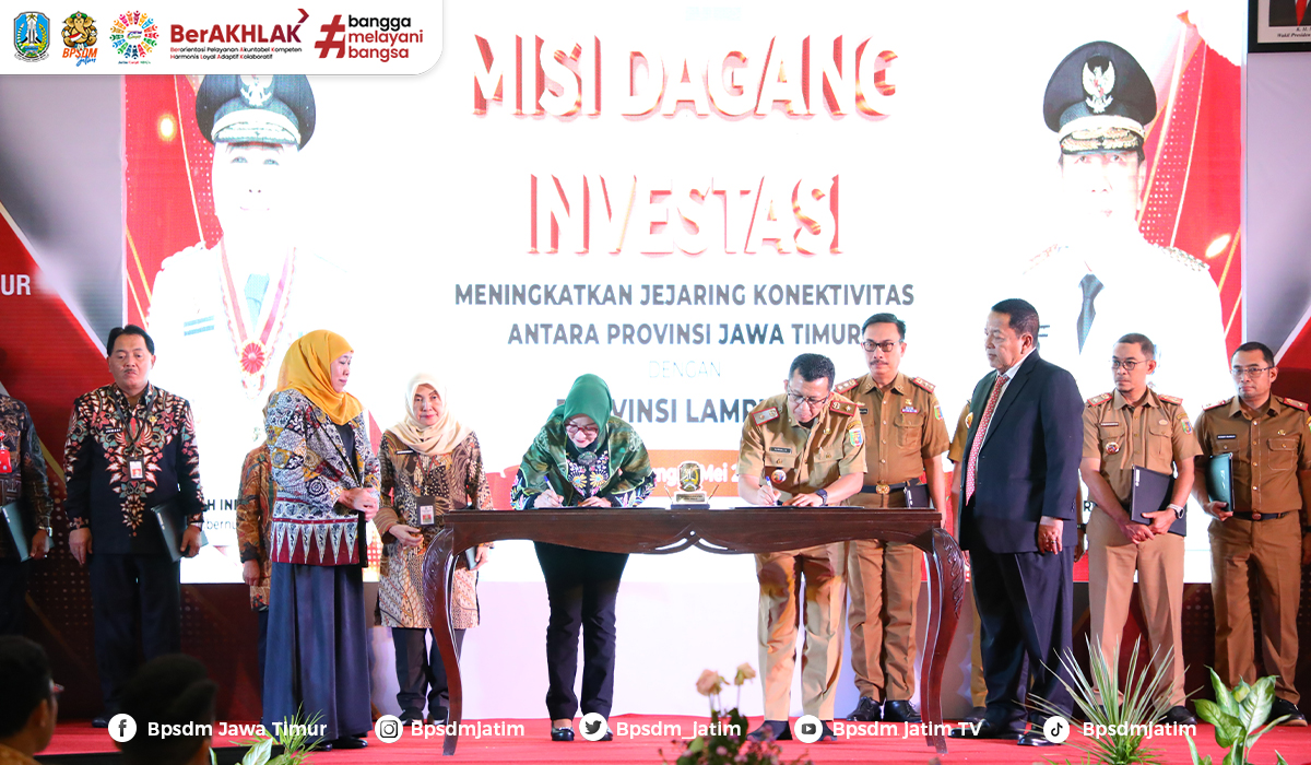 Tingkatkan Kolaborasi, BPSDM Jatim Jalin Kerjasama dengan BPSDM Lampung